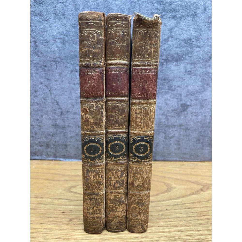 1792 Elements of Morality for the Use of‎ Children The Third Edition Volume Set